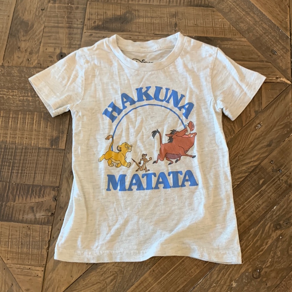 Lion King 4T shirt.